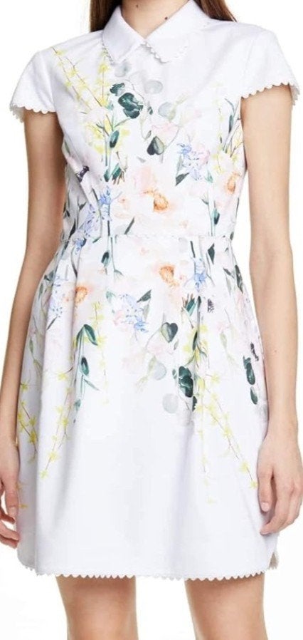 Robe d'été TED BAKER, en parfait état., Taille 42/44 (L), Enlèvement ou Envoi, Au-dessus du genou, Comme neuf