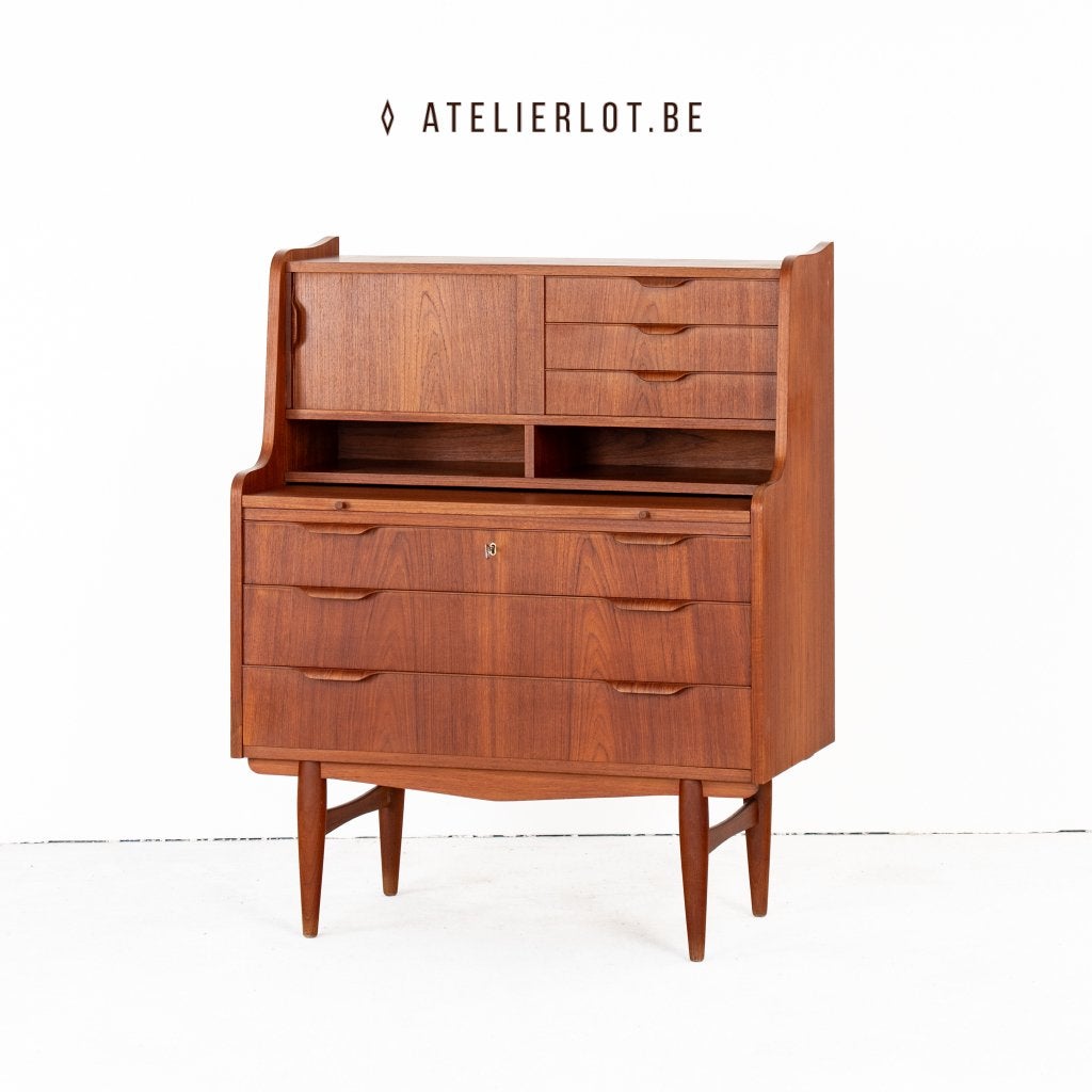 Secretaire teak | Storgaard Nielsens Møbelfabrik, Ophalen, Zo goed als nieuw