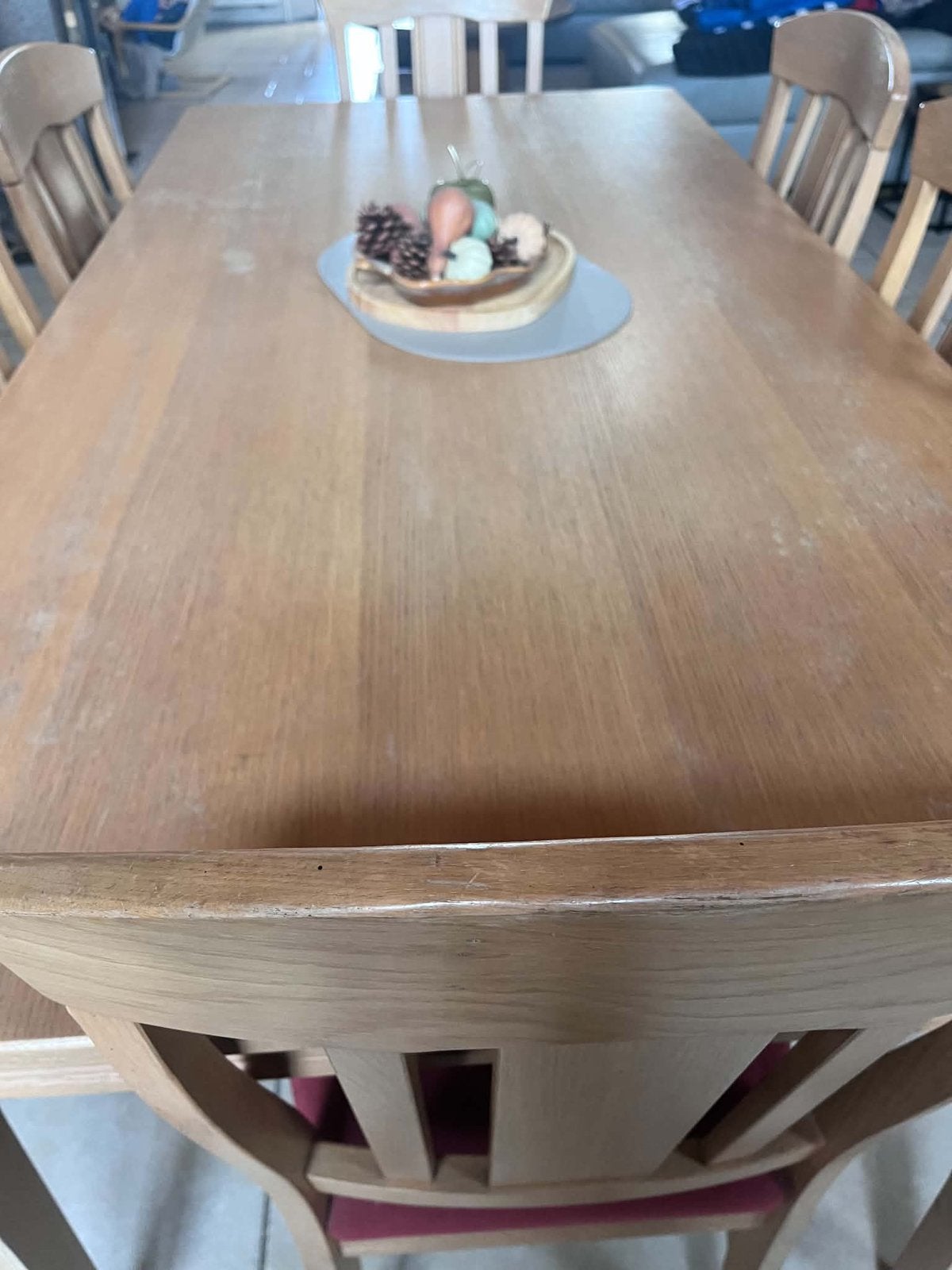 Table en chaîne claire, Huis en Inrichting, Ophalen, Gebruikt, Classique, 4 tot 6 stoelen