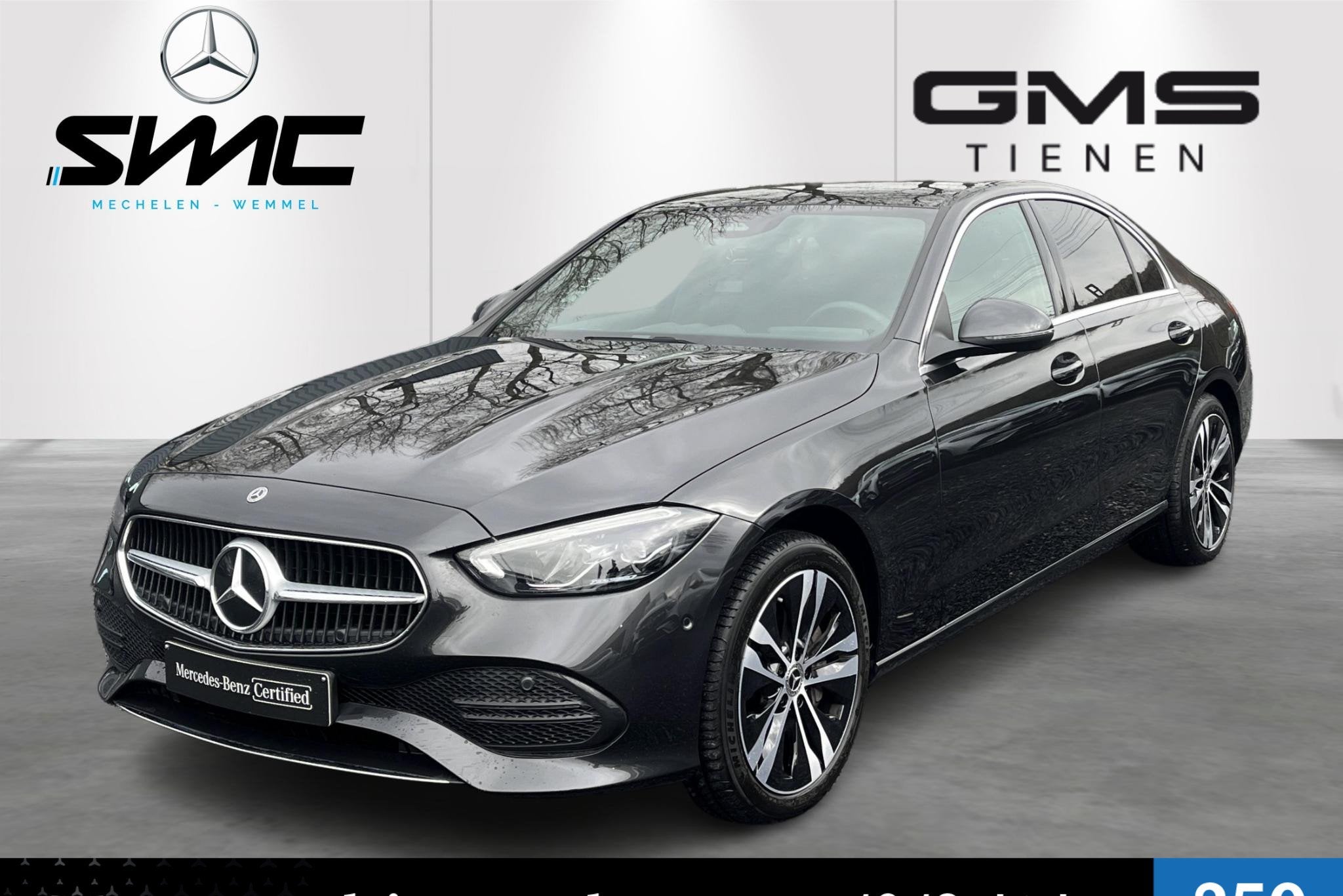Mercedes-Benz C-klasse C 300 e Luxury Line, Automaat, 4 deurs, Zwart, 4 cilinders