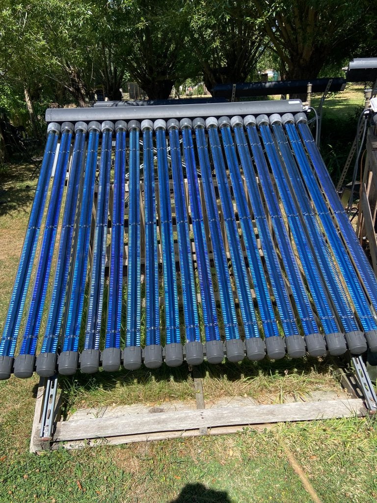 Zonnecollector jacuzzi of zwembad zelfbouwpakket, Tuin en Terras, Ophalen, Gebruikt, Verwarming