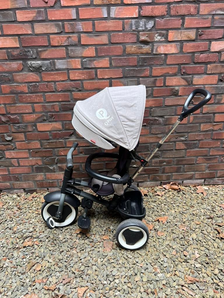 Driewieler deluxe Rito 3 in 1 grijs, Ophalen, Gebruikt, Duwvoertuig