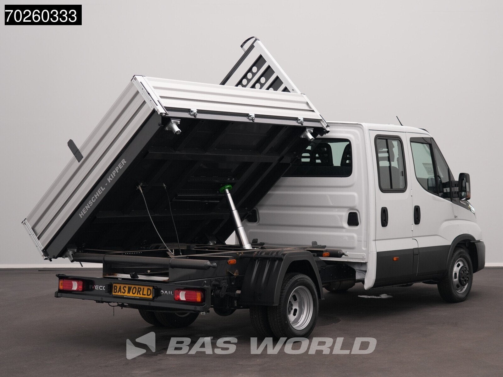 Iveco Daily 35C21 3-Zijdige Kipper Dubbel Cabine 210PK 3.0L, Auto's, Stof, Euro 6, 4 cilinders, Iveco
