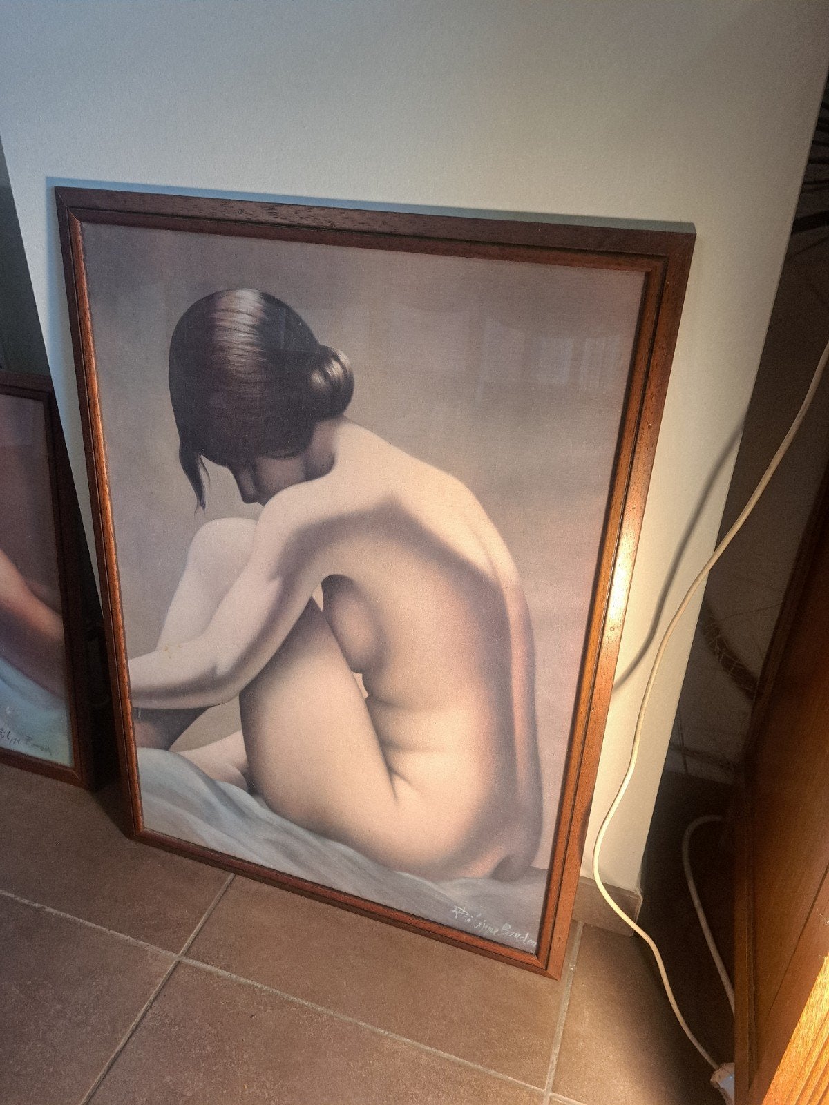Muurdecoratie Paul Delvaux stijl., Ophalen