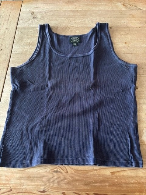 Topje Laura Ashley, Blauw, Maat 42/44 (L), Ophalen of Verzenden, Zonder mouw