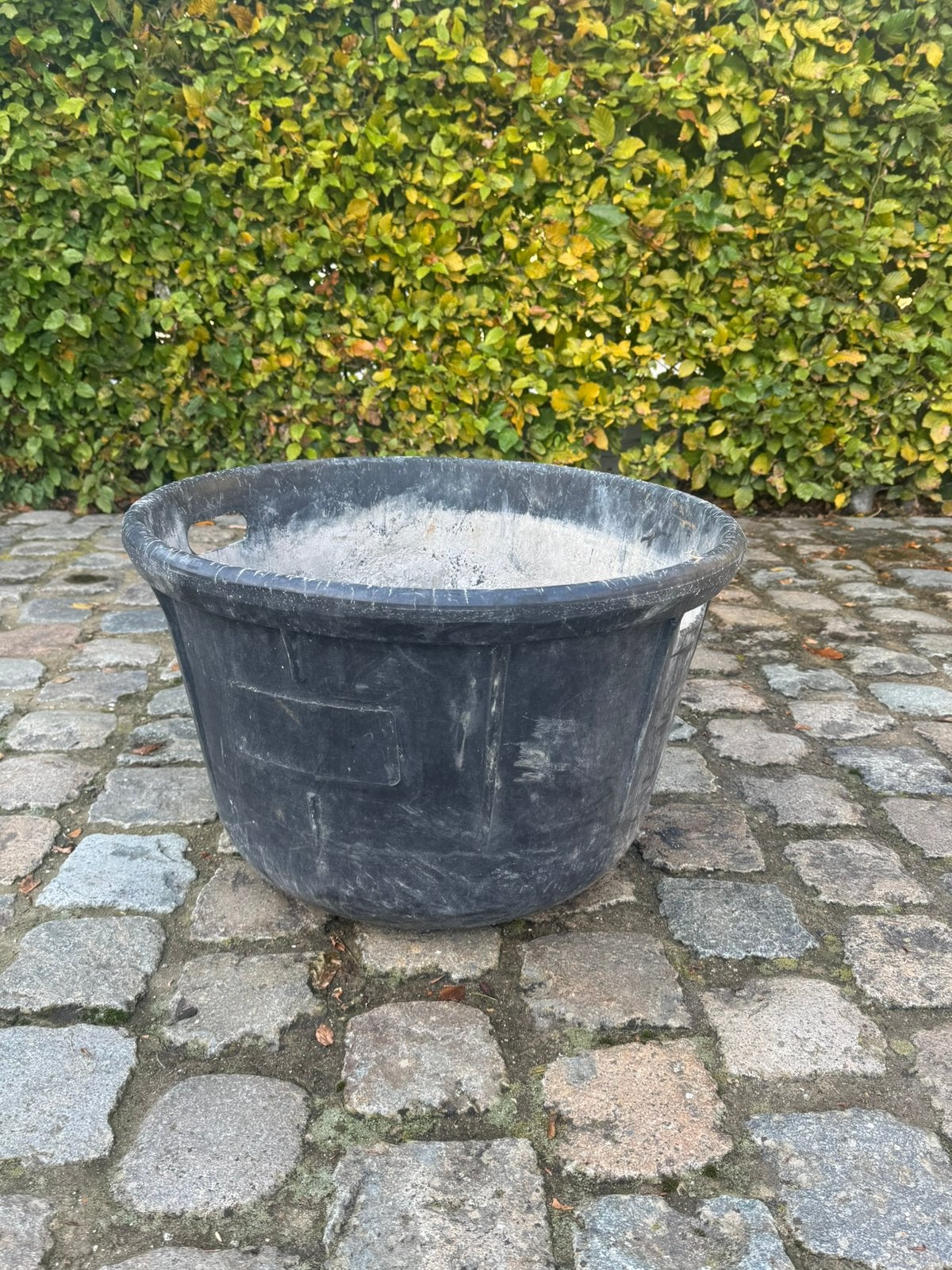 Mortelkuip in rubber, Ophalen, Gebruikt