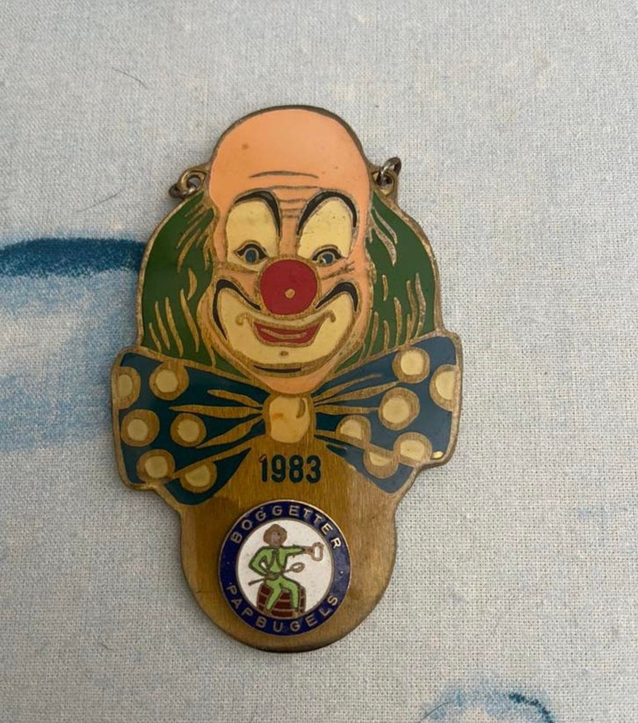 Carnaval medaille papbuggels bocholt, Verzamelen, Ophalen of Verzenden, Zo goed als nieuw