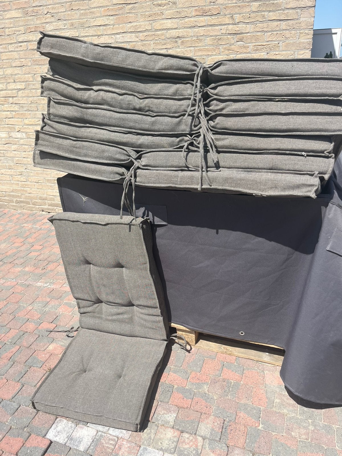Stoelkussens, Tuin en Terras, Ophalen, Zo goed als nieuw