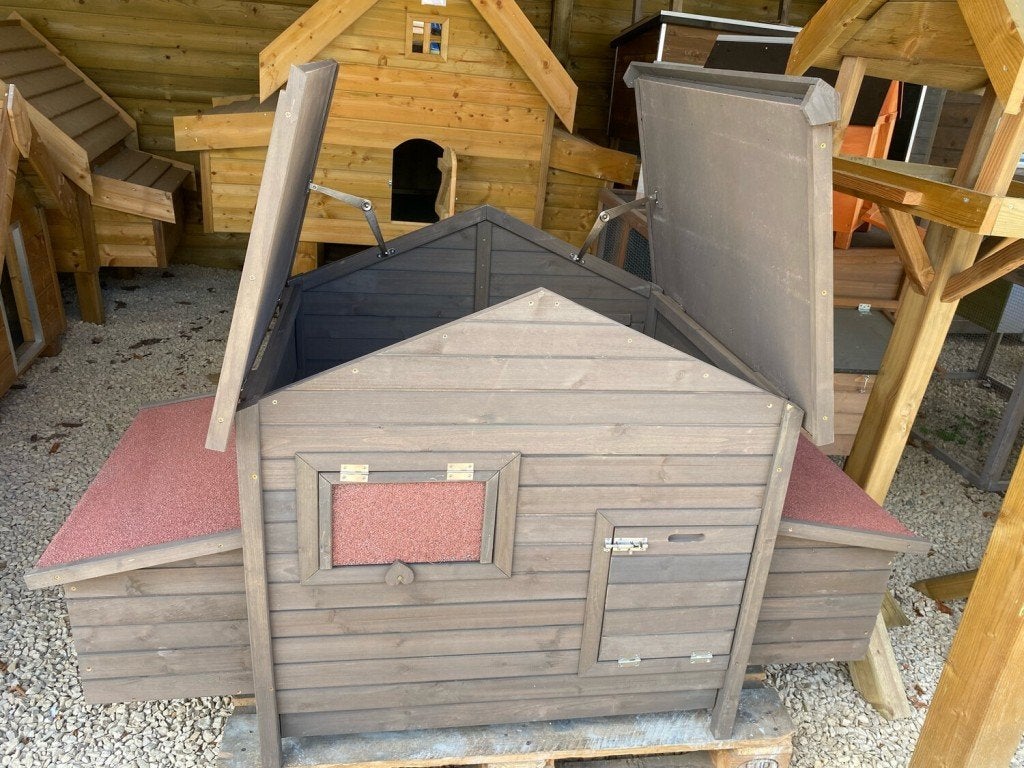 Kippenhok Bakira XL met Mestlade, Dieren en Toebehoren, Ophalen, Nieuw, Kippenhok of Kippenren