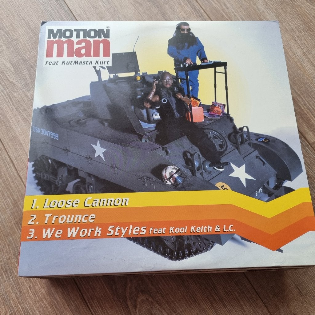 12" Motion Man featuring Kut Masta Kurt – Loose Cannon, CD & DVD, Vinyles Singles, 12 pouces, Enlèvement ou Envoi, 2000 - 2009