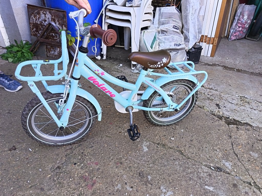 retro meisjesfiets 14", Ophalen, Zo goed als nieuw, 14 inch of minder