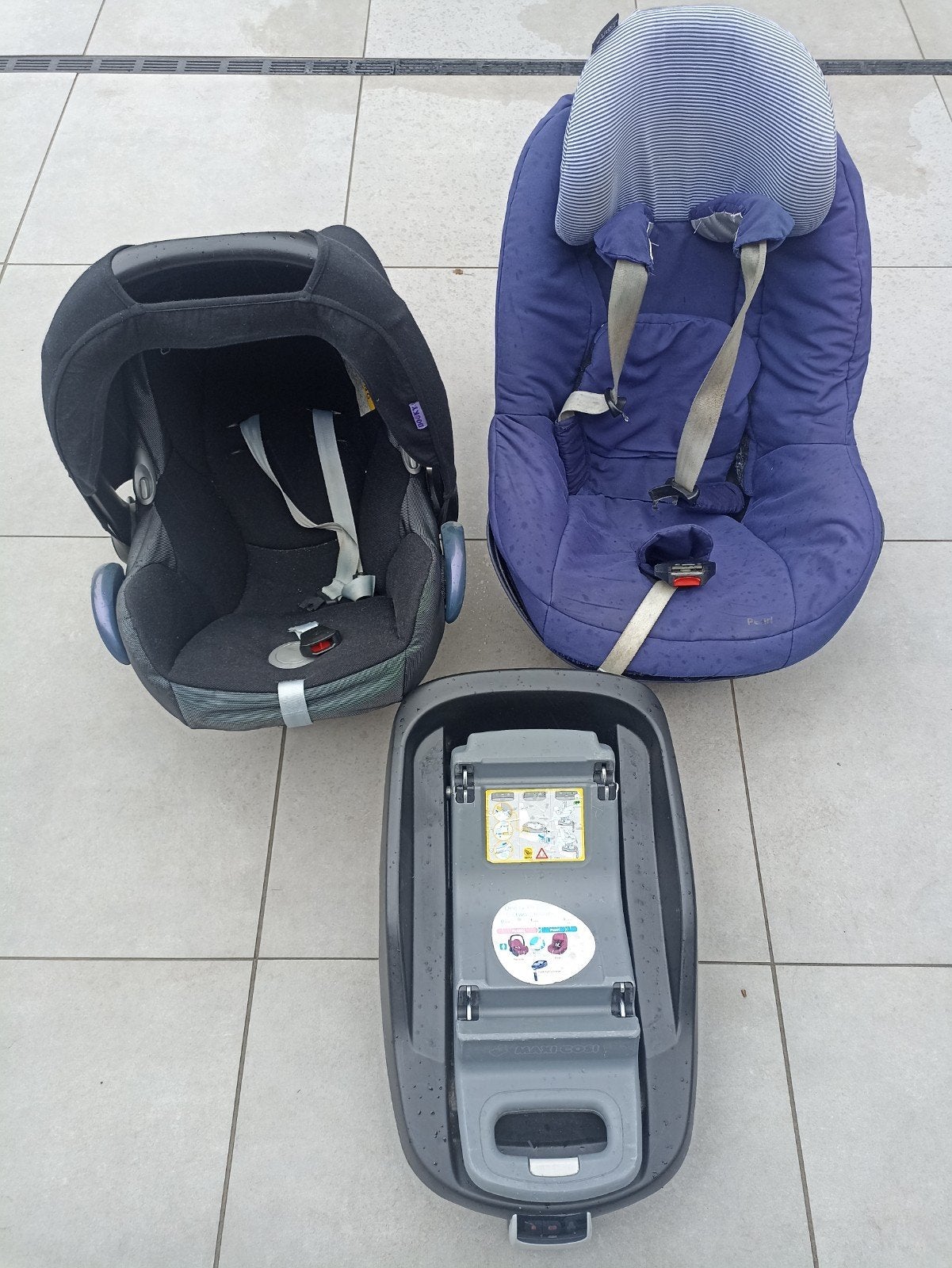 maxi-cosi pebble + Pearl autostoel + FamilyFix, Kinderen en Baby's, Ophalen, Gebruikt, 0 t/m 18 kg, Slaapstand