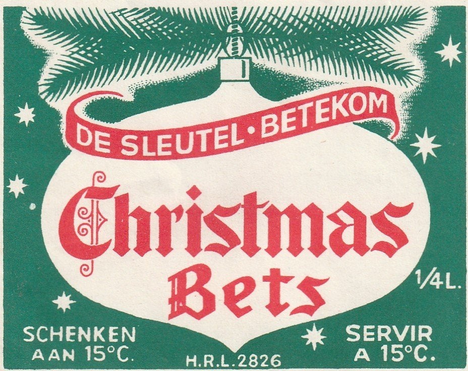 bieretiket De Sleutel Betekom : Christmas Bets, Verzamelen, Verzenden, Gebruikt, Overige typen, Overige merken