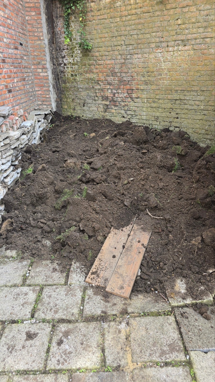 Gratis potgrond, Ophalen, Potgrond