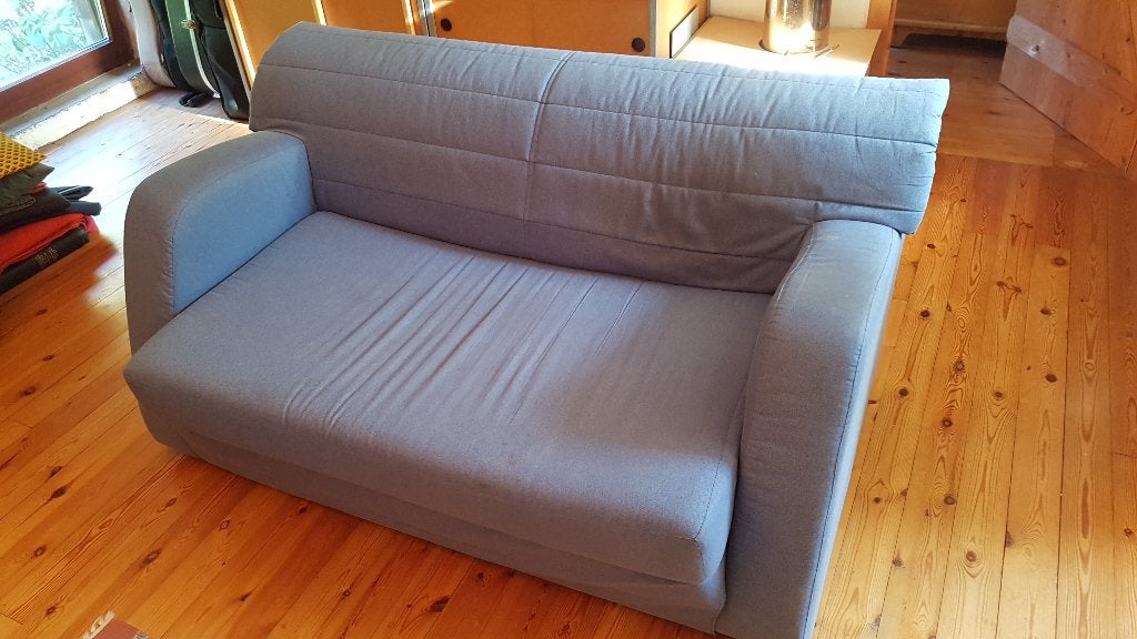 Divan convertible 2 places petit prix etudiant, Maison & Meubles, Canapés | Salons, Banc droit, Enlèvement, Utilisé, Deux personnes