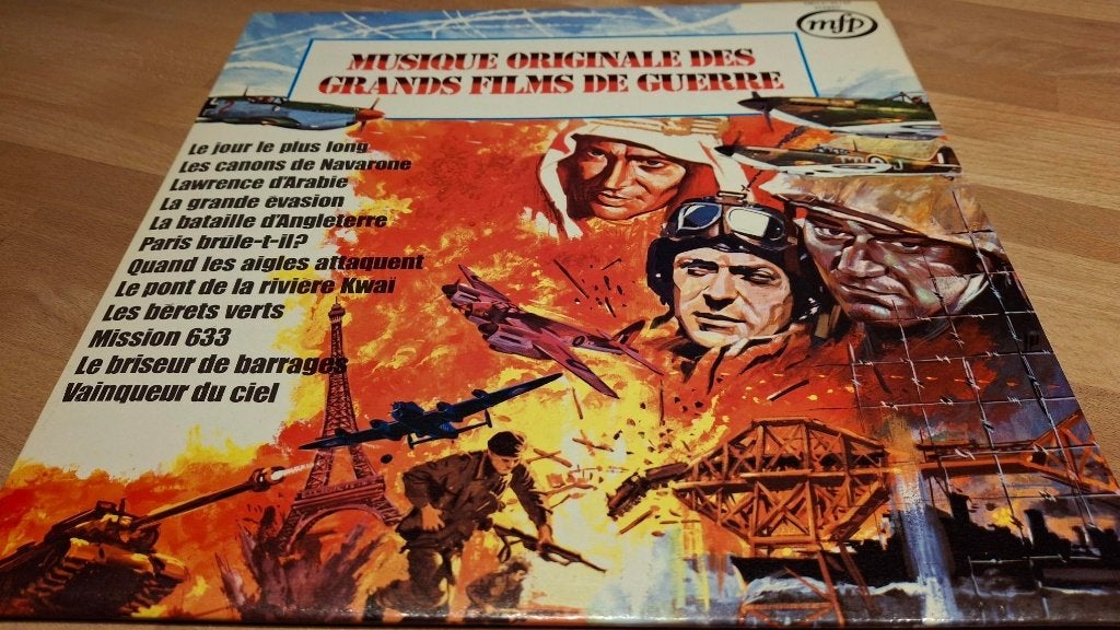 Musique originale des grands films de guerre LP Vinyl, Ophalen, LP