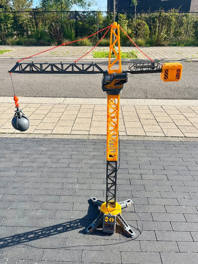 Speelgoed bouwkraan 110cm, Kinderen en Baby's, Ophalen, Gebruikt, Afstandsbediening