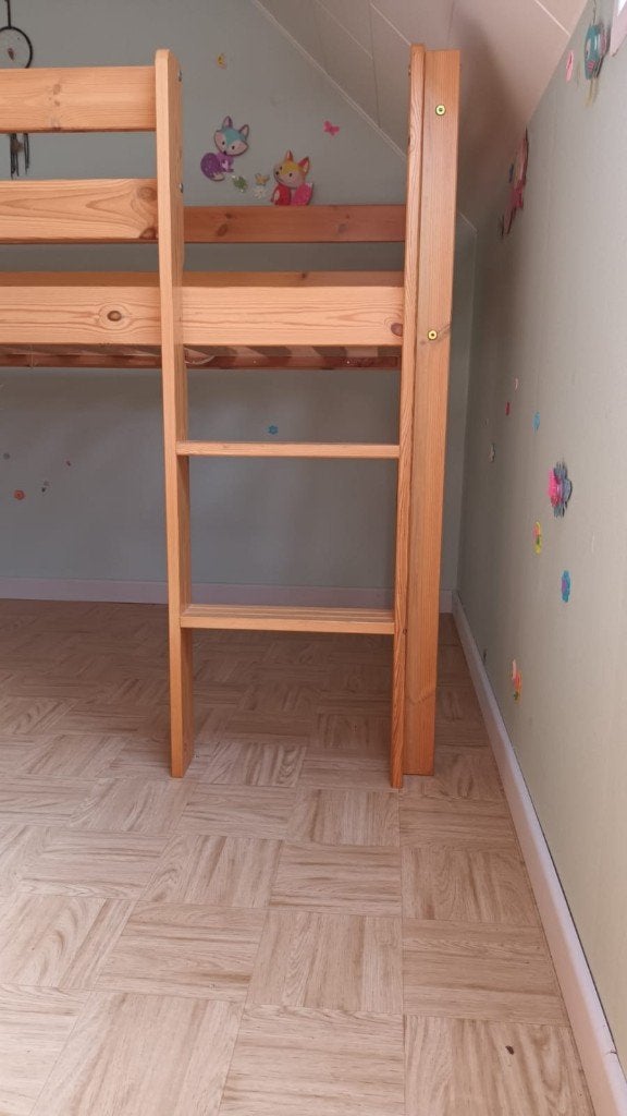 Hoogslaper, Huis en Inrichting, Ophalen, Gebruikt, Eenpersoons, 210 cm