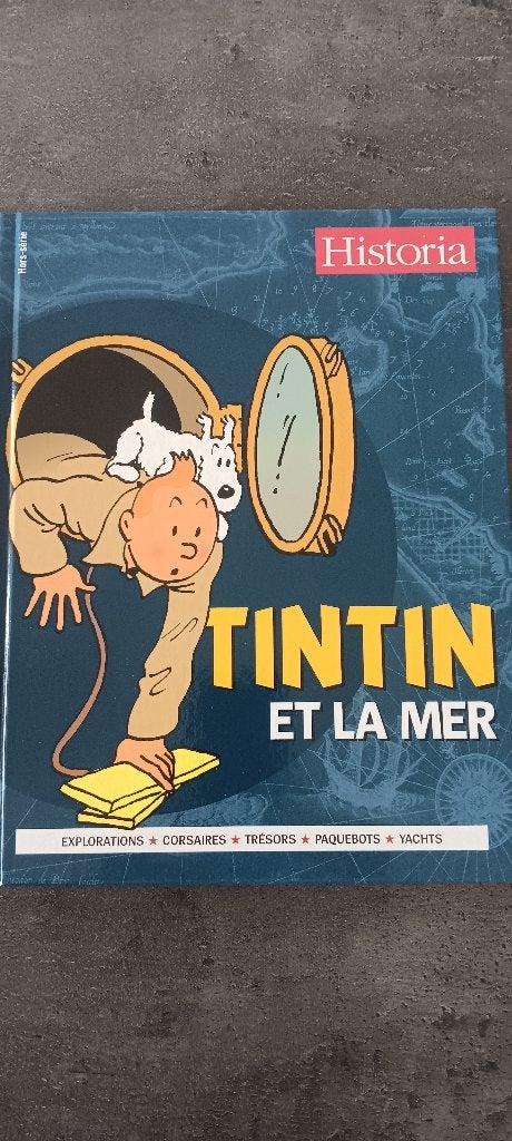 Boek: Tintin et la mer, Ophalen of Verzenden, Kuifje, Zo goed als nieuw, Boek of Spel