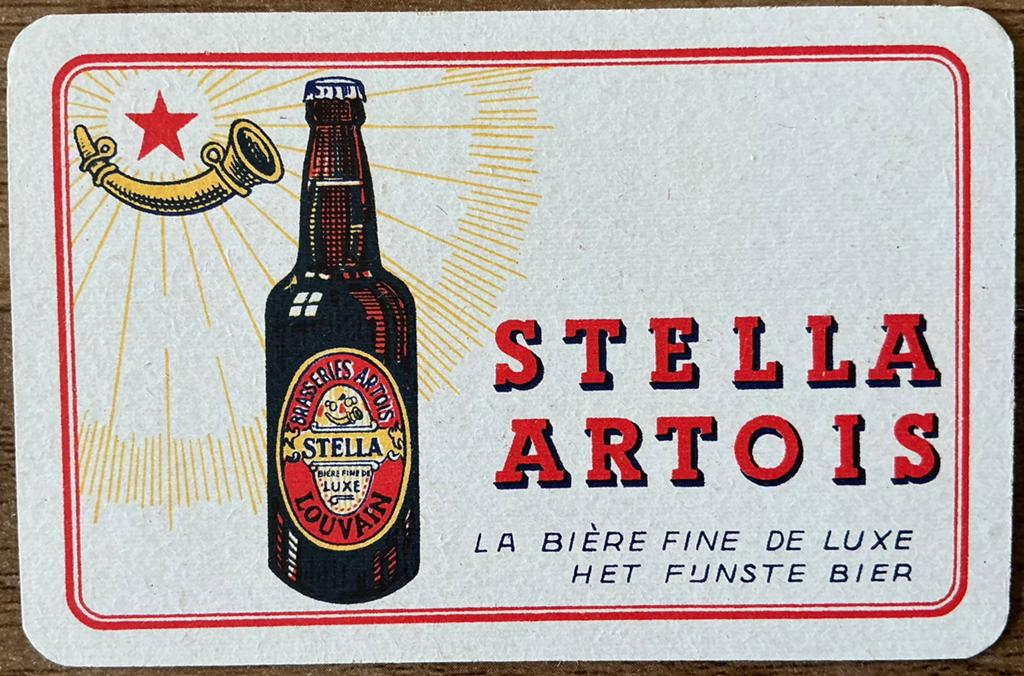 Speelkaart STELLA ARTOIS, Verzamelen, Speelkaarten, Jokers en Kwartetten, Ophalen of Verzenden, Zo goed als nieuw, Speelkaart(en)