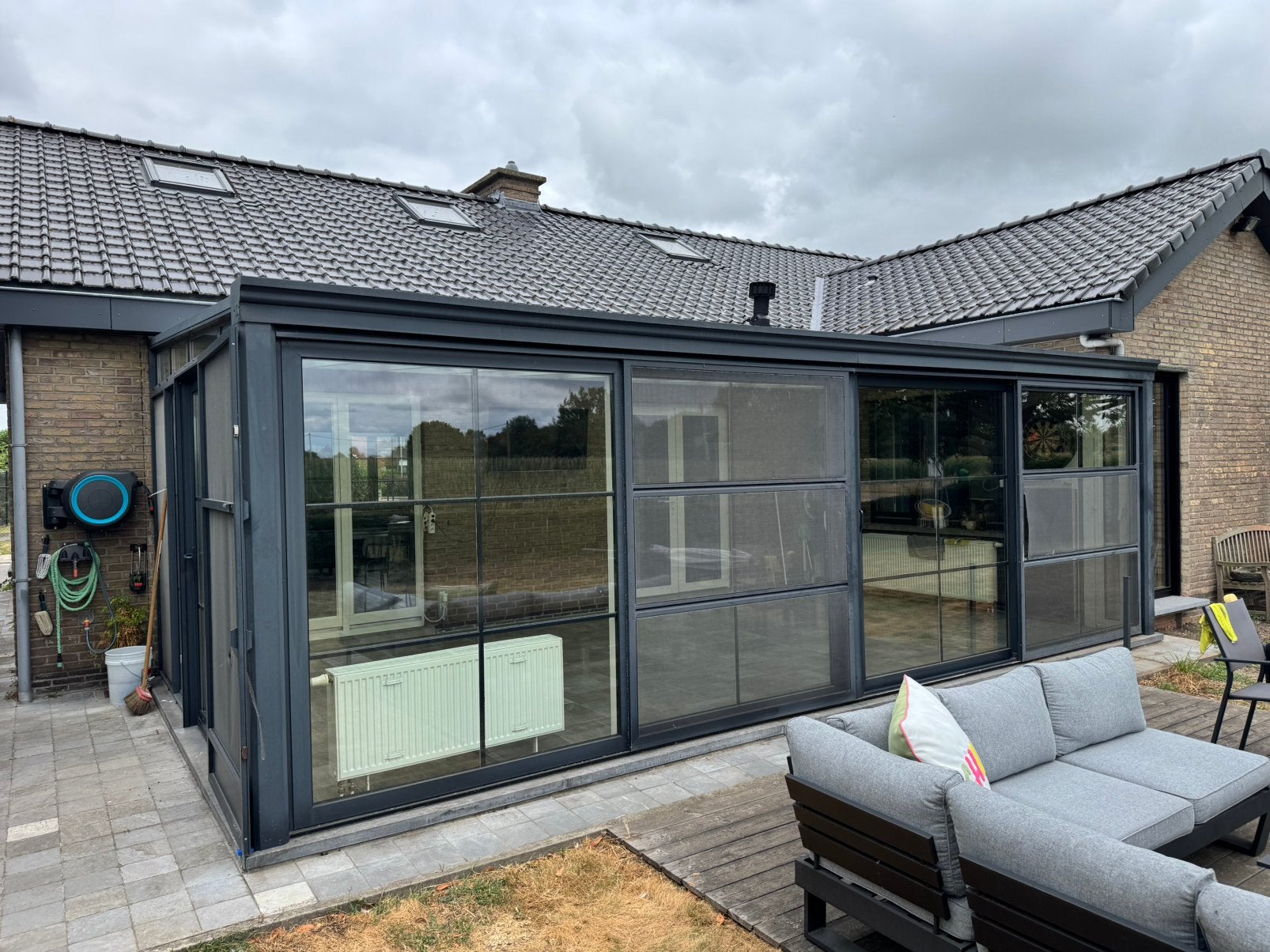 Veranda 4 x 7,45m, Tuin en Terras, Ophalen, Veranda