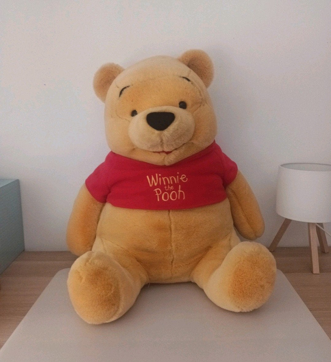 Grote winnie de pooh knuffel, Ophalen, Gebruikt, Stoffen beer, Overige merken