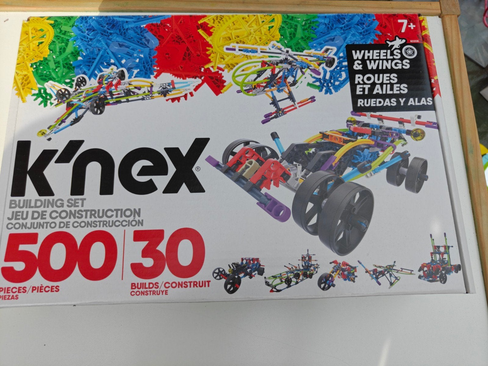 K'nex Wheels & wings, Ophalen, Zo goed als nieuw, Bouwen