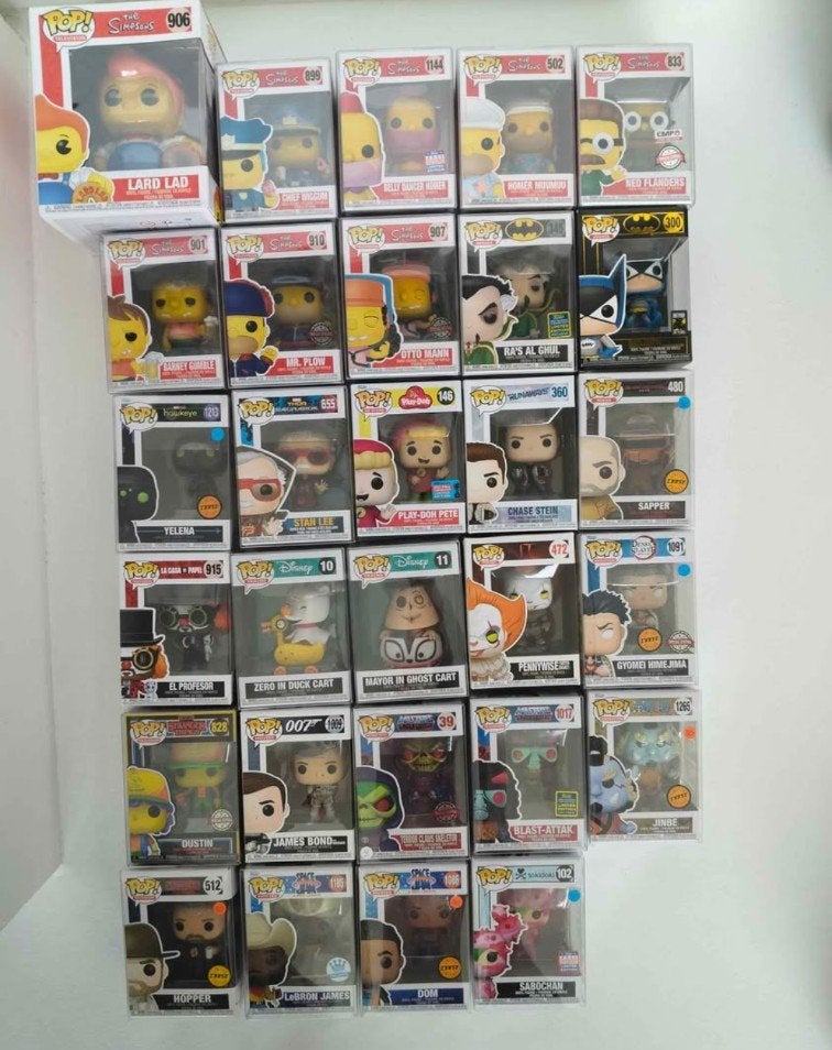 diverse funko pop's, Enlèvement