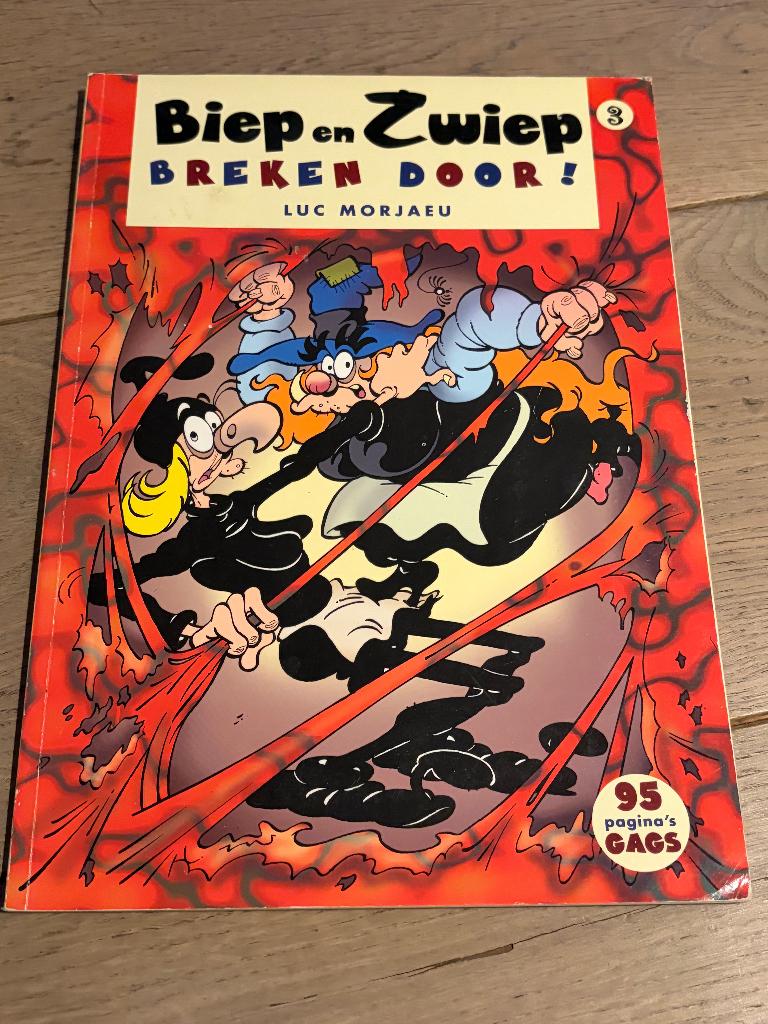 Biep en Zwiep - 3 - Breken door, Boeken, Stripverhalen, Eén stripboek, Ophalen of Verzenden, Gelezen