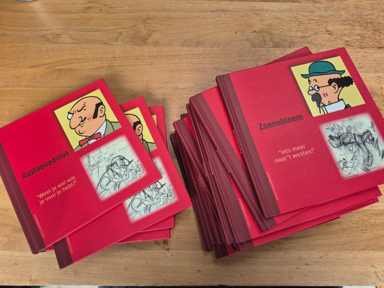 Kuifje biografiën editions moulinsart, Ophalen