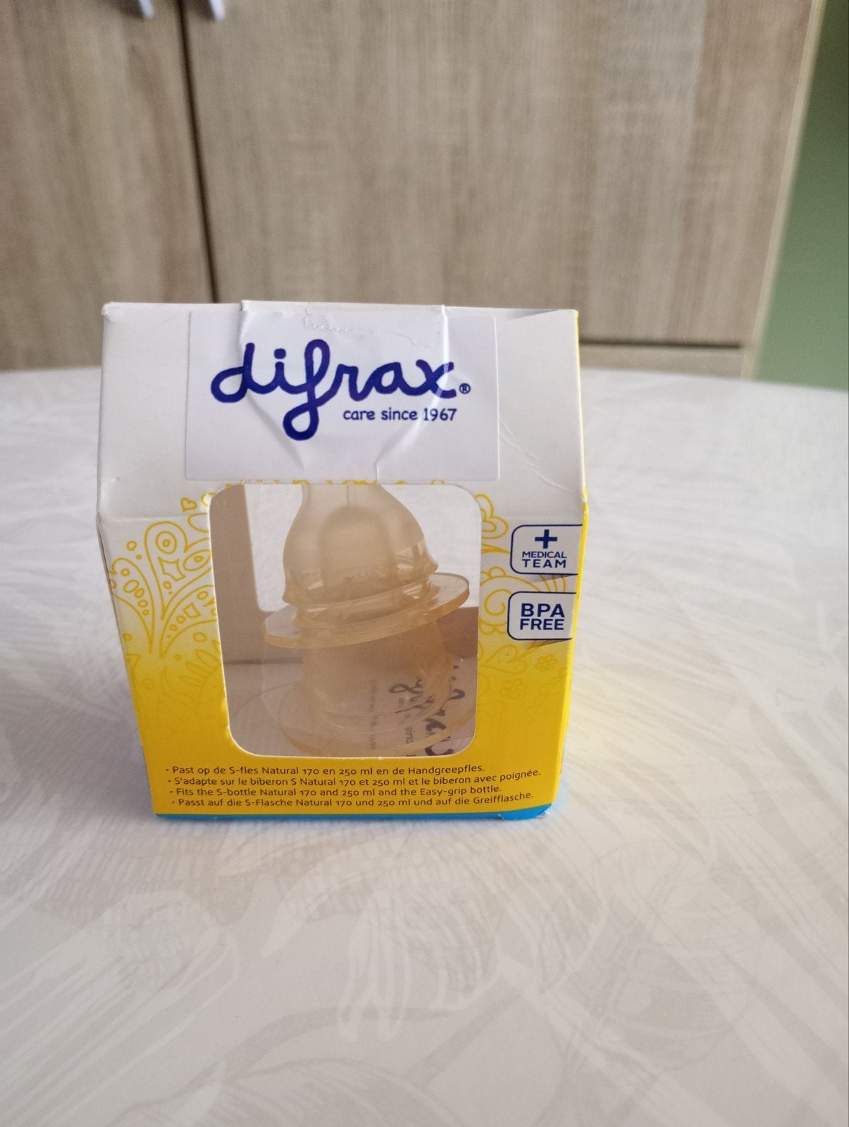 Tétines Difrax taille L liquides épais, Ophalen of Verzenden, Babyfles, Difrax