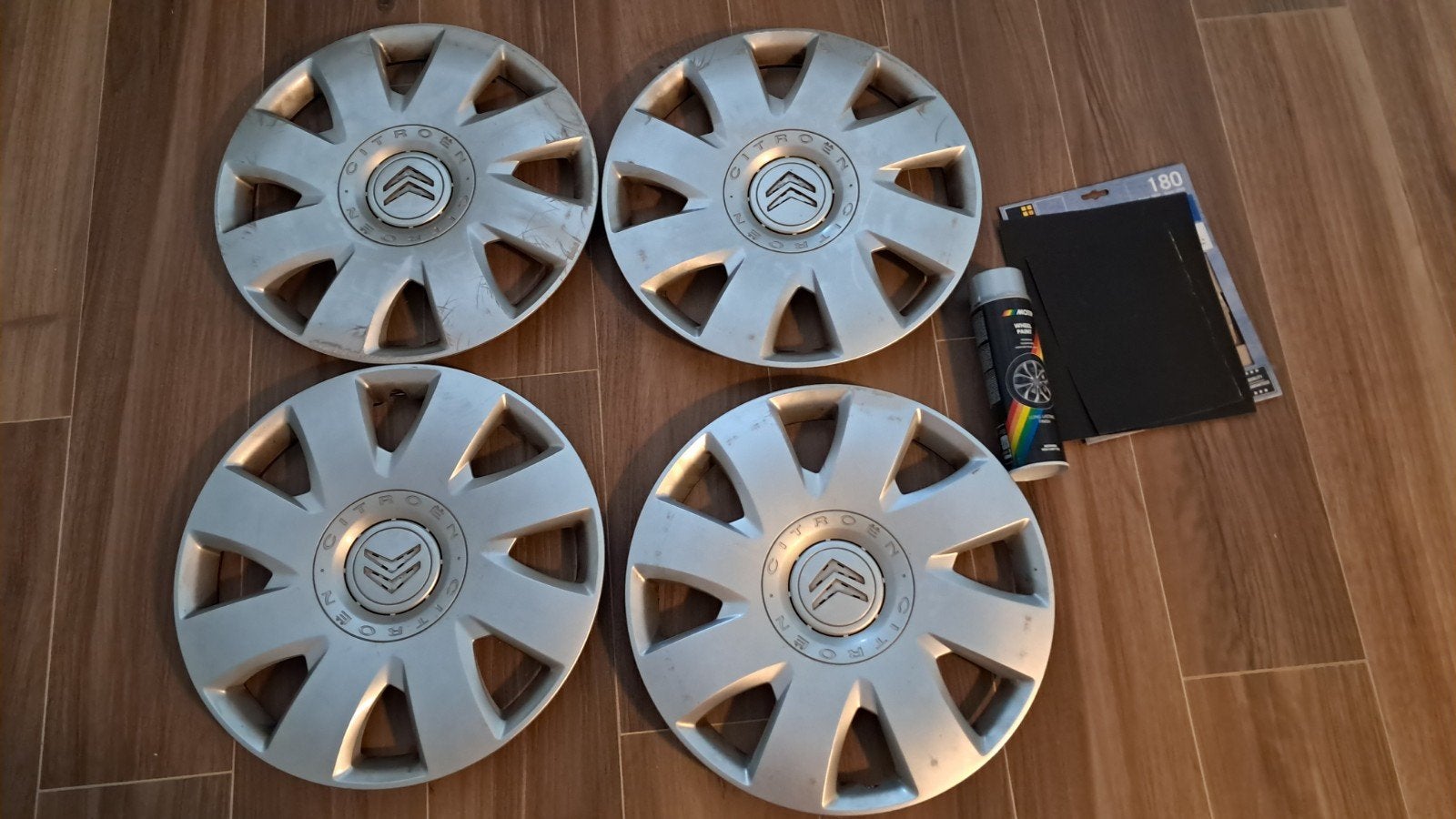 Wieldeksels , wieldoppen 16inch oem Citroën, origineel, Ophalen of Verzenden, Gebruikt