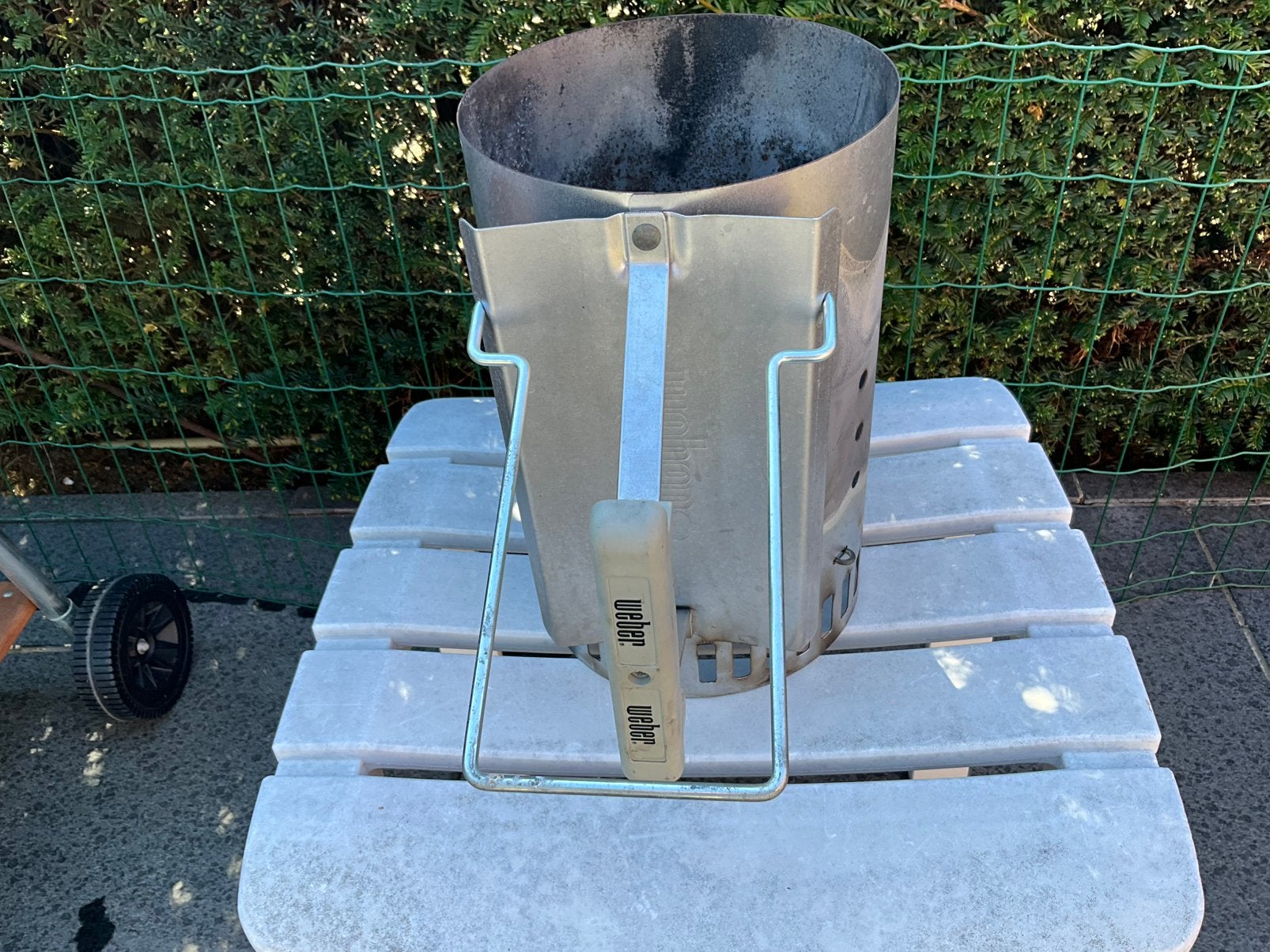 Weber brikettenstarter groot model, Ophalen, Gebruikt, Weber