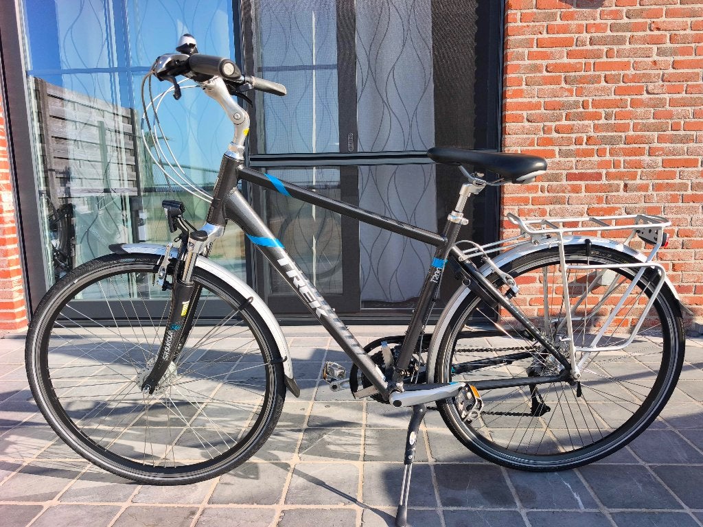 herenfiets "Trek T200" in perfecte en mooie staat., Fietsen en Brommers, Ophalen, Velgrem, Versnellingen, 49 tot 53 cm