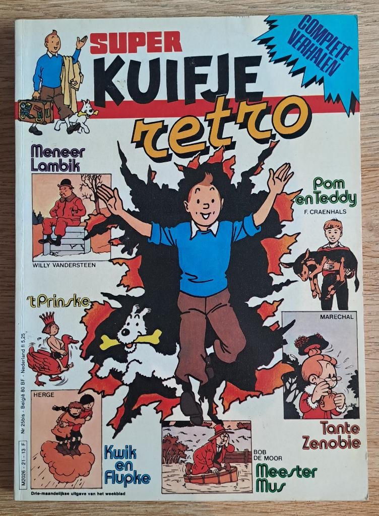 21 - Super Kuifje Retro (complete verhalen), Boeken, Stripverhalen, Gelezen, Eén stripboek, Ophalen of Verzenden