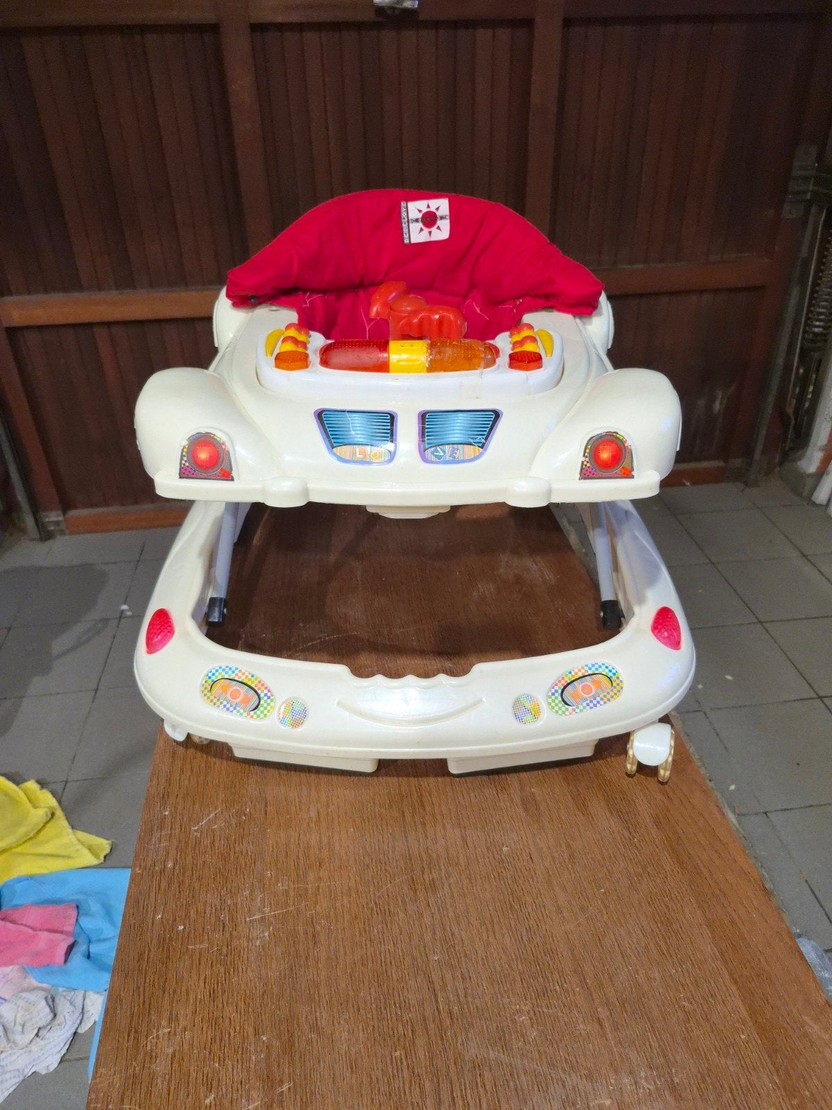 baby loopauto, Ophalen