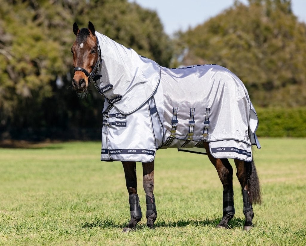 Koele LeMieux Kudos AeroGuard Vliegendeken 195 SALE -30%!, Dieren en Toebehoren, Paarden en Pony's | Dekens en Dekjes, Full (L)