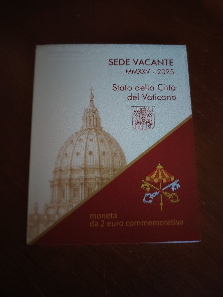 2€ Commémo vatican 2025 "sede vacante ", Postzegels en Munten, Munten | Europa | Euromunten, Ophalen of Verzenden, Vaticaanstad