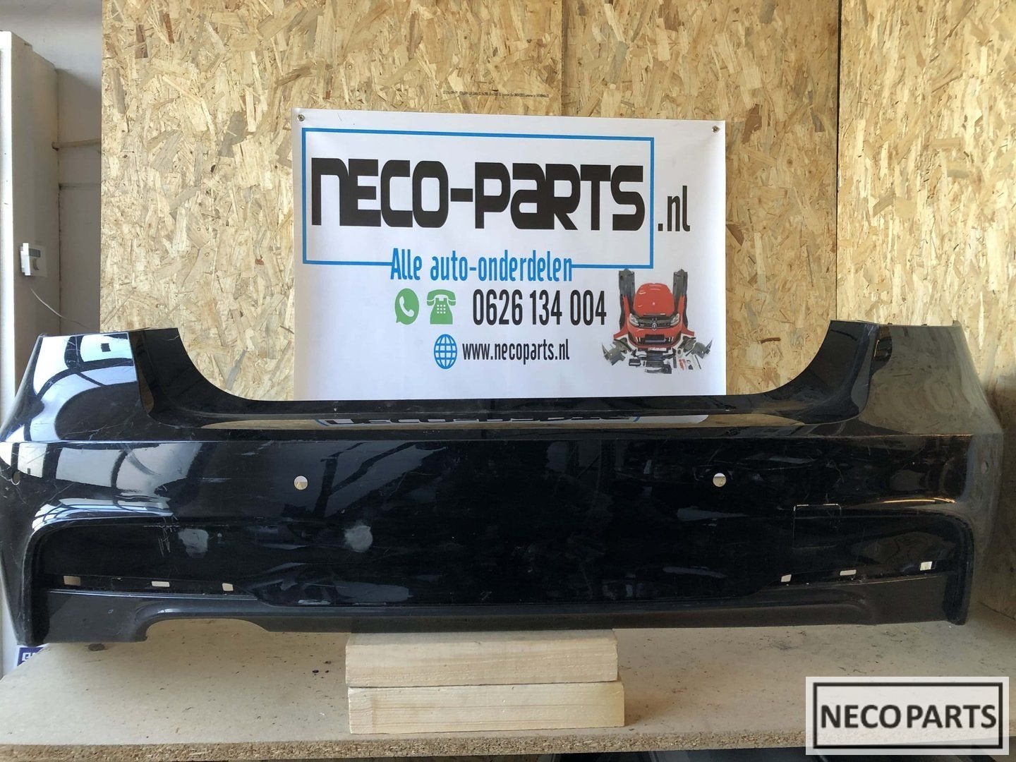 Bmw f30 m pakket bumper achterbumper origineel, Auto-onderdelen, Carrosserie, Bumper, BMW, Achter, Gebruikt, Ophalen of Verzenden