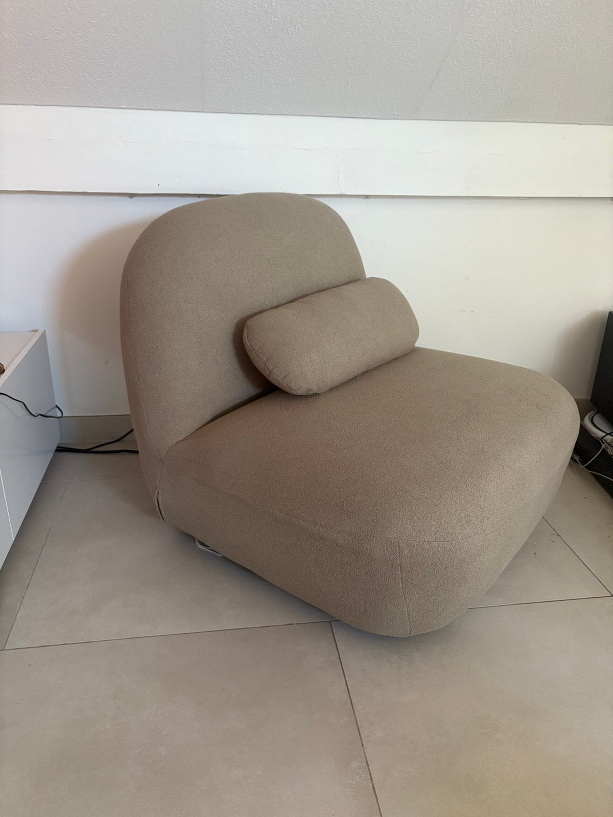 Japandi draaifauteuil – Nieuwstaat, Enlèvement, Comme neuf, Tissus