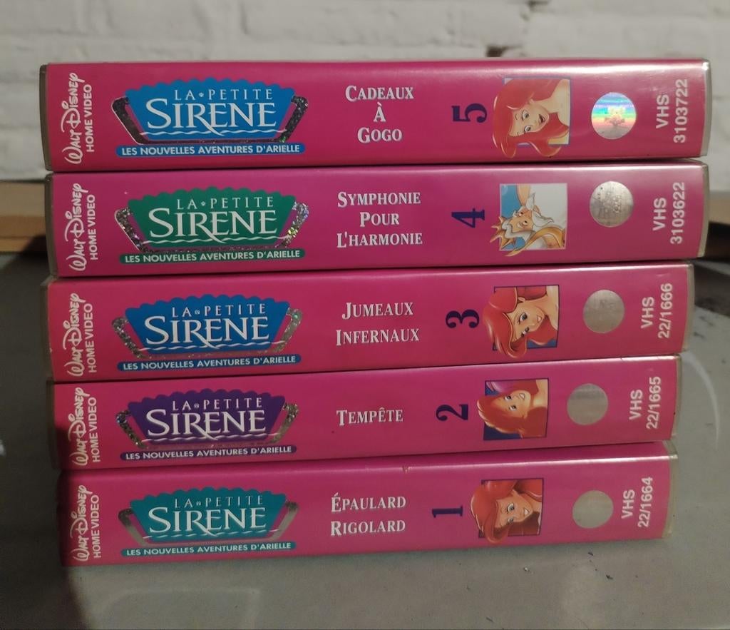 Vhs Disney la petite sirène, CD & DVD, Enlèvement, Comme neuf