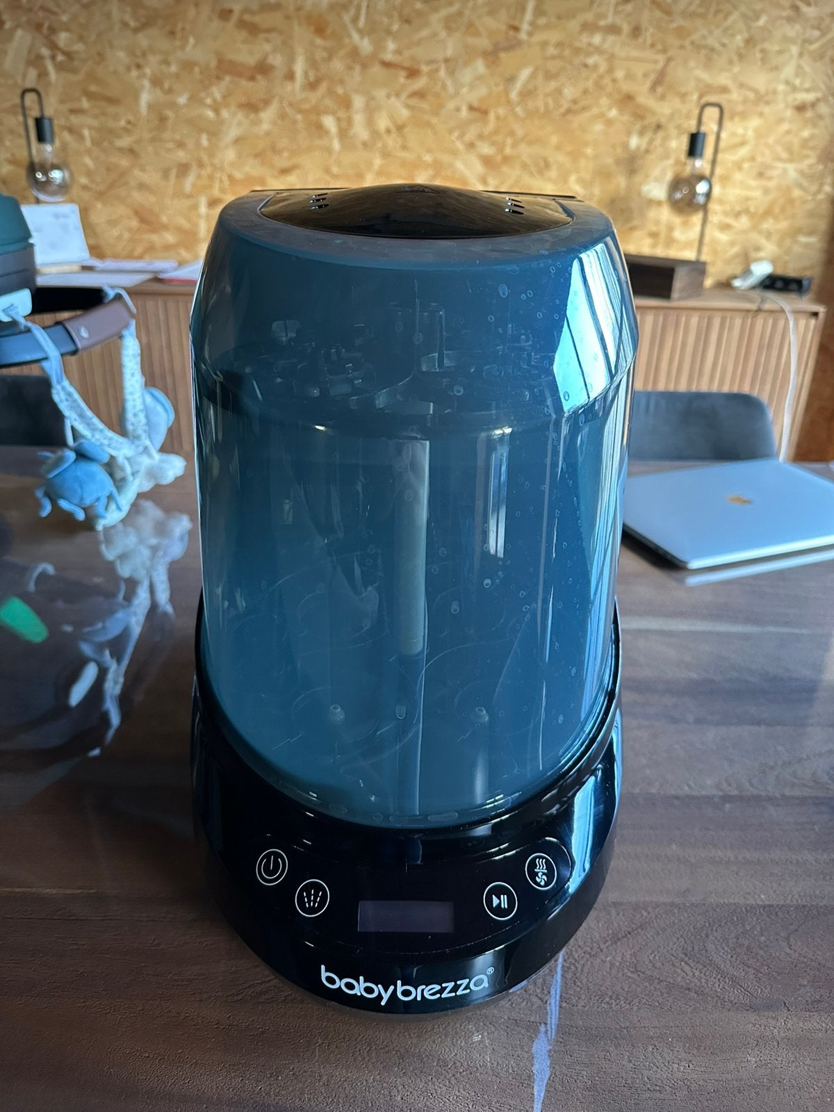 Baby Brezza Flessenwasser Pro - Zwart, Kinderen en Baby's, Ophalen, Zo goed als nieuw, Sterilisator, Baby Brezza