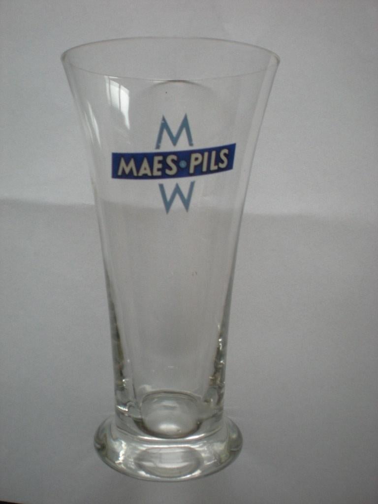 MAES Pils Waarloos, Verzamelen, Ophalen of Verzenden, Zo goed als nieuw, Glas of Glazen