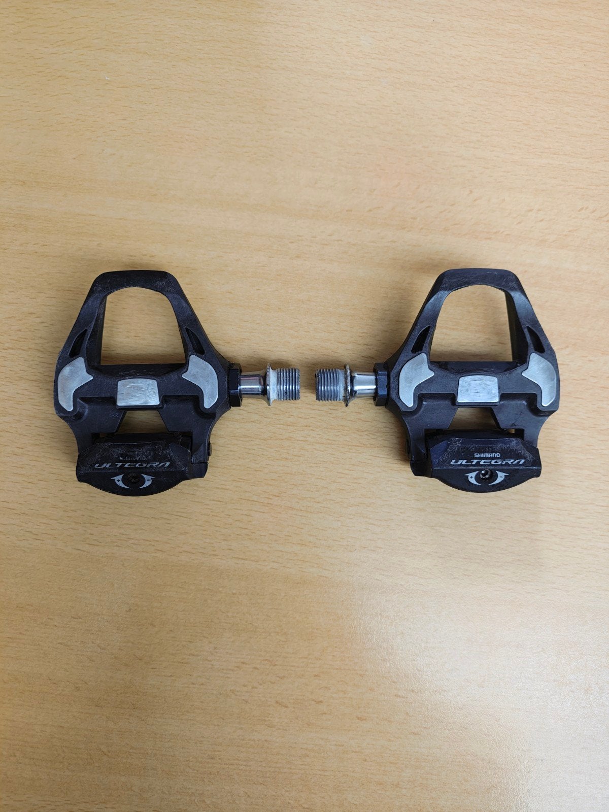 Shimano pedalen PD R8000, Shimano Ultegra, Zo goed als nieuw, Gravelbike, Carbon