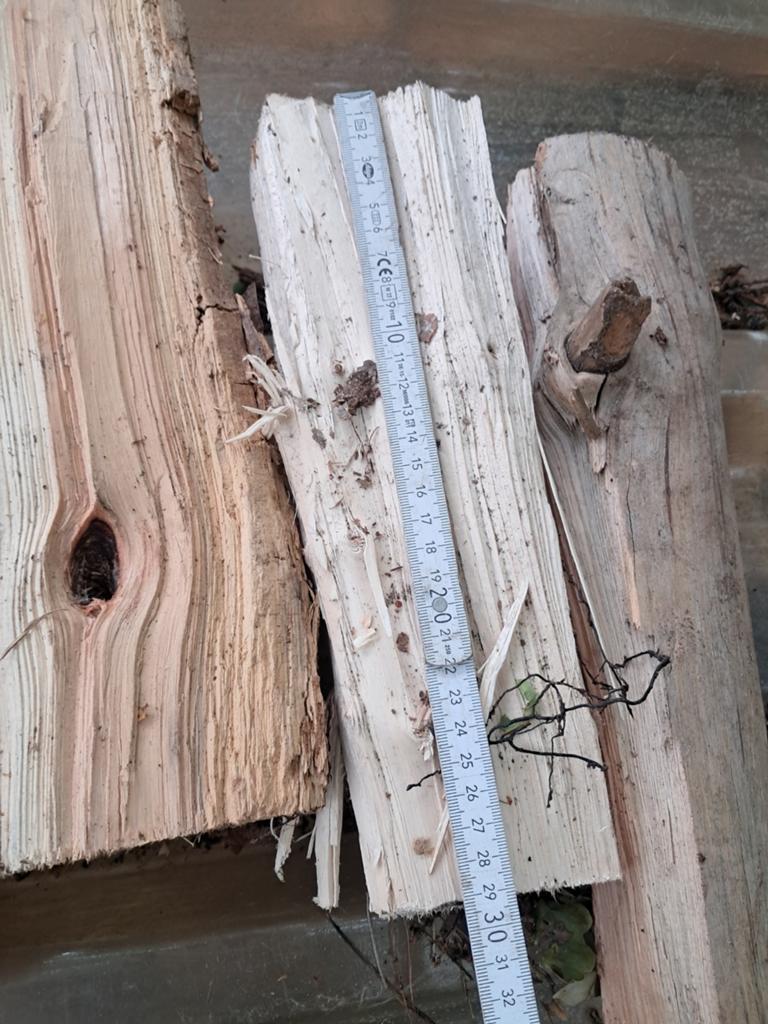 Brandhout mast, Huis en Inrichting, Woonaccessoires | Kamerschermen, Ophalen