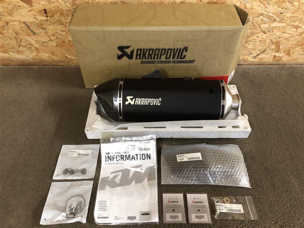 Akrapovic uitlaat KTM 1090 Adventure 1290 Super Adventure, Envoi, Neuf