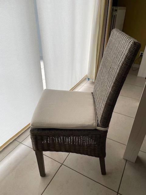 Stoelen met kussen, Ophalen, Gebruikt, Riet of Rotan, Landelijk