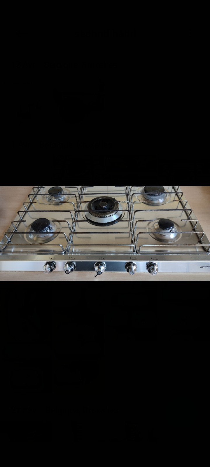 Taque au gaz SMEG, Electroménager, Enlèvement, Gaz
