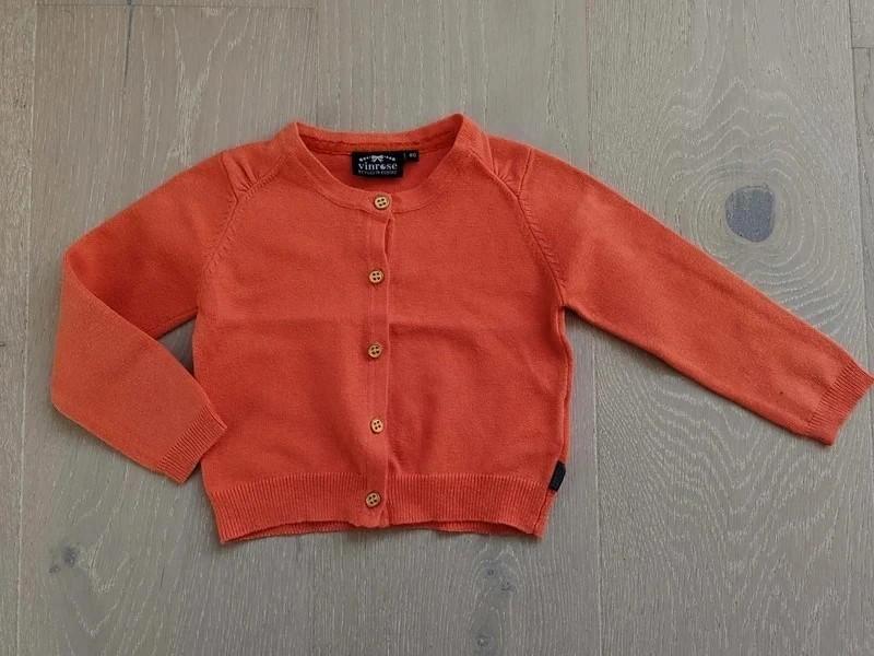 Vinrose vestje, Enfants & Bébés, Vêtements de bébé | Taille 80, Vinrose, Enlèvement ou Envoi, Pull ou Veste, Comme neuf