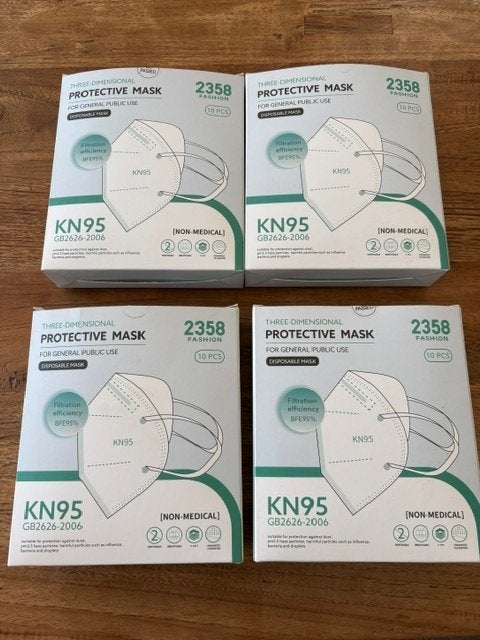 4 dozen KN95 maskers, Ophalen of Verzenden, Nieuw